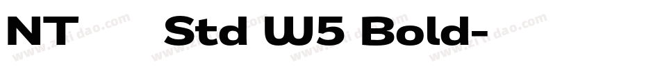 NTモトヤ大楷 Std W5 Bold字体转换